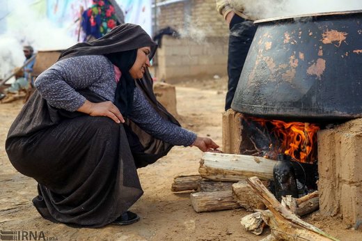 آیین سنتی سمنو پزان شهر درق