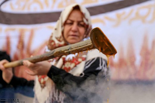 آیین سنتی سمنو پزان شهر درق