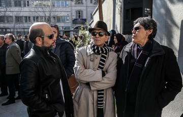 مراسم تشییع پیکر خشایار الوند