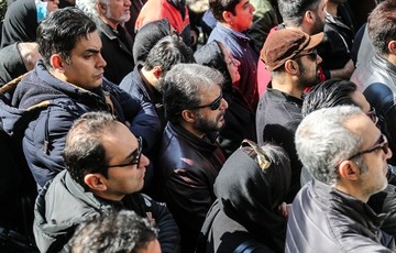 مراسم تشییع پیکر خشایار الوند