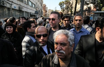 مراسم تشییع پیکر خشایار الوند