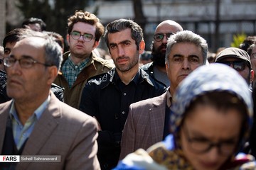 مراسم تشییع پیکر خشایار الوند