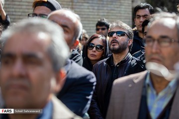 مراسم تشییع پیکر خشایار الوند