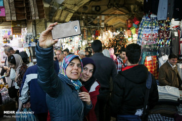 خرید نوروزی در بازار بزرگ تهران