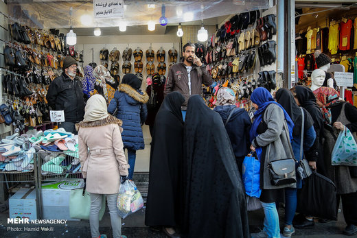 خرید نوروزی در بازار بزرگ تهران