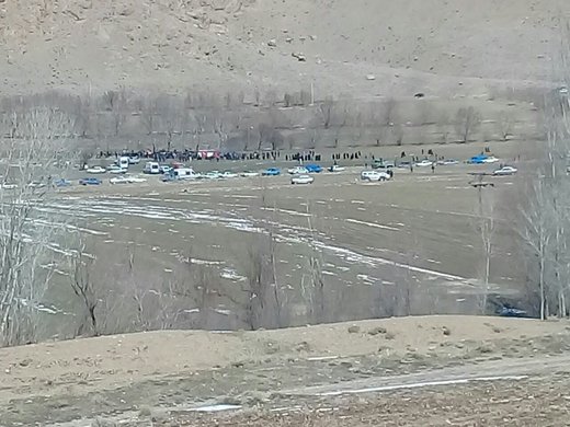 محل حادثه سقوط بالگرد امدادی