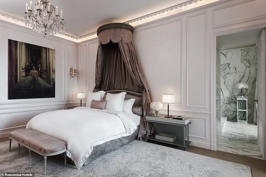 طراحی داخلی هتل de Crillon در پاریس