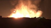 فیلم | انفجار مهیب لوله اصلی گاز در طالقان