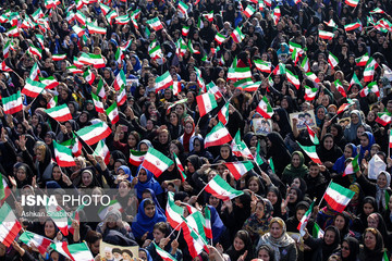 سخنرانی رئیس‌جمهور در ورزشگاه تختی شهرستان لاهیجان