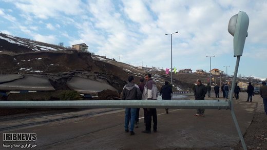 رانش زمین و انفجار گاز در طالقان