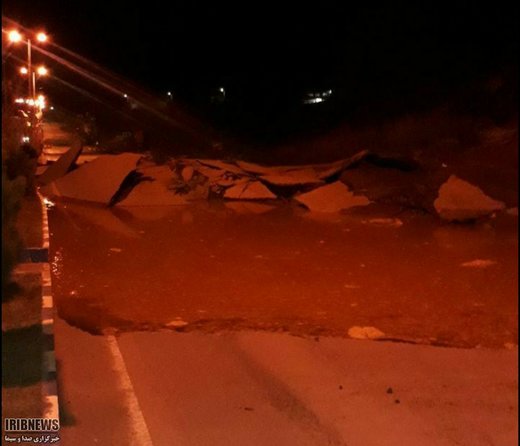 رانش زمین و انفجار گاز در طالقان