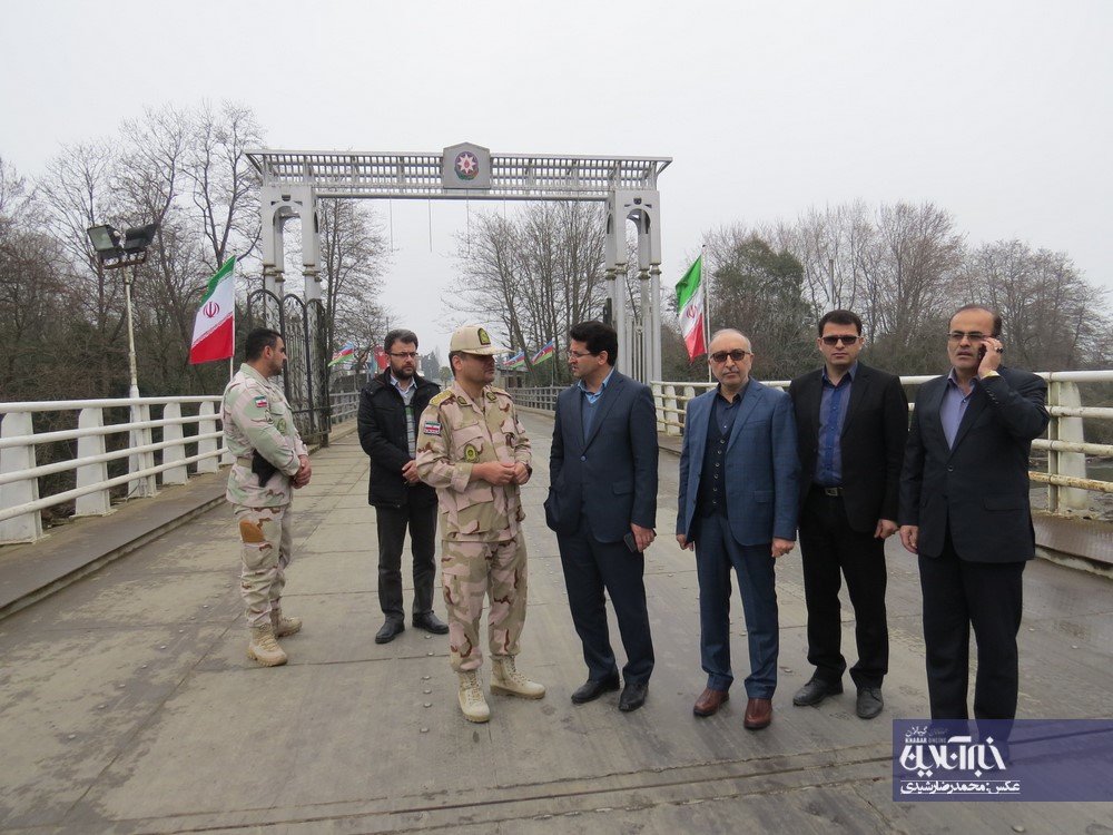 ورود وزیر حمل‌ونقل و مدیرعامل راه‌آهن جمهوری آذربایجان به ایران