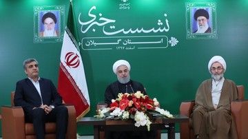 روحانی: در مسئله انتقال آب به فلات مرکزی علاوه بر رعایت مسایل محیط زیستی، خود تحریمی نداشته باشیم