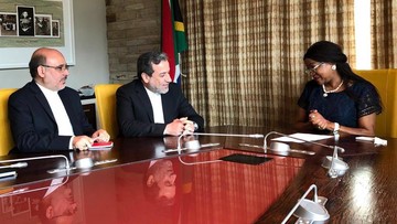 Araqchi confers with S. Africa parliament speaker