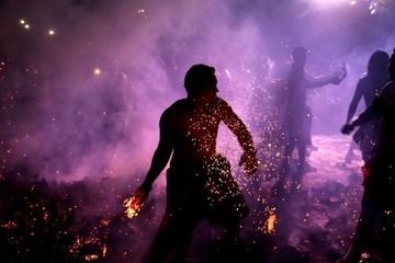 جشن سال نوی هندو، در جزیره بالی اندونزی