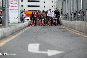 همایش بزرگ دوچرخه سواری در تهران