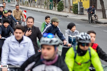 همایش بزرگ دوچرخه سواری در تهران