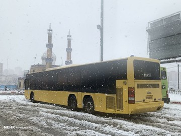 بارش برف در کرمانشاه