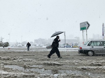 بارش برف در کرمانشاه