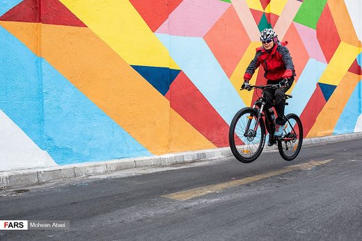 همایش بزرگ دوچرخه سواری در تهران