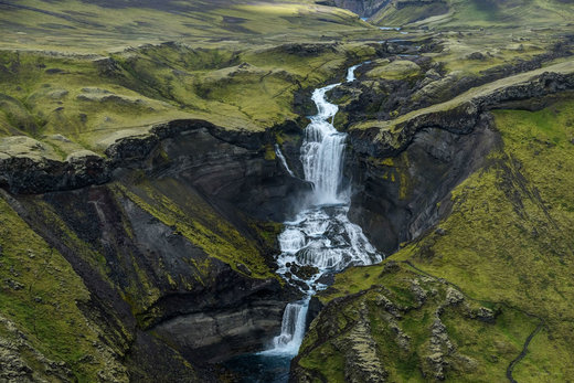 آبشار Ófærufoss  ایسلند