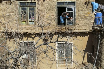 خانه تکانی مردم روستای اسفیدان