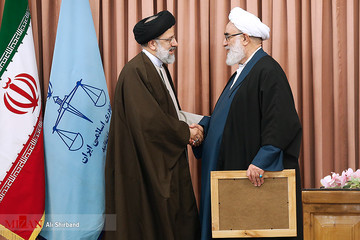 مراسم تکریم و معارفه رئیس قوه قضائیه