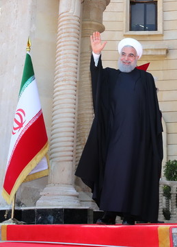 استقبال رسمی رئیس جمهور عراق از روحانی