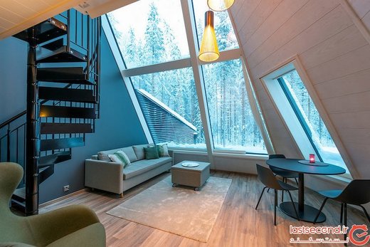 اتاقک‌های شیشه‌ای در مدار قطب شمال