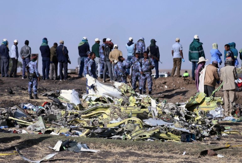 محل حادثه پرواز ET 302 شرکت هواپیمایی اتیوپین