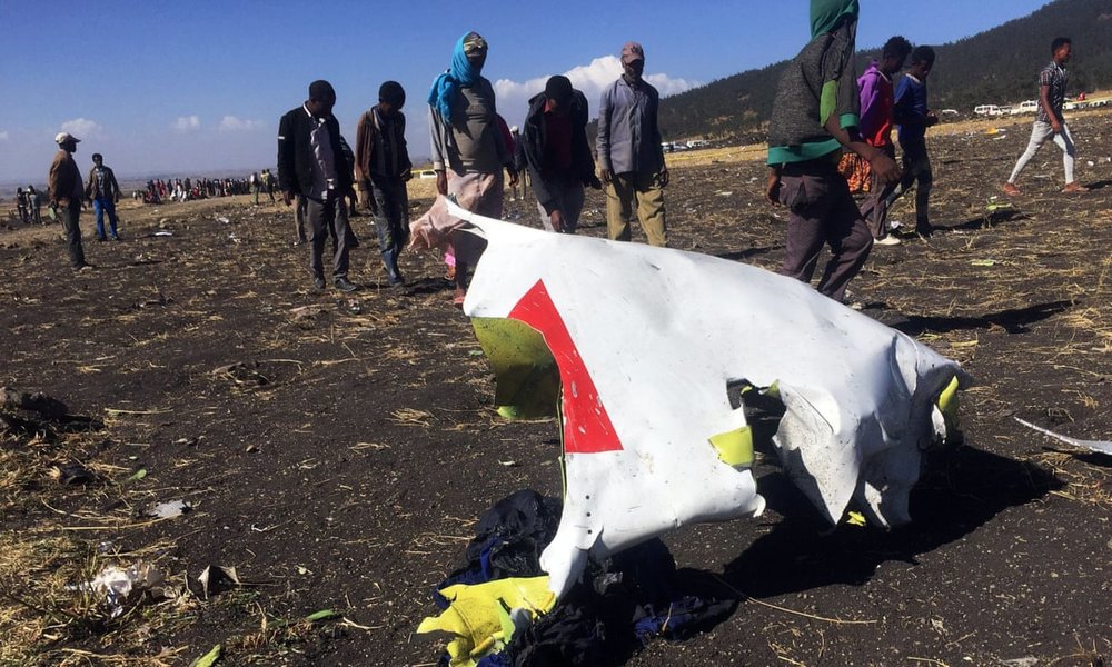 محل حادثه پرواز ET 302 شرکت هواپیمایی اتیوپین