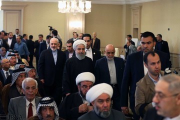 نشست صمیمی حجت‌الاسلام روحانی با سران قومیت ها و عشایر عراق