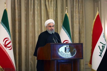 تقریر مصور| روحانی: لا قوة یمكنها المساس بوحدة الشعبین الایرانی والعراقی