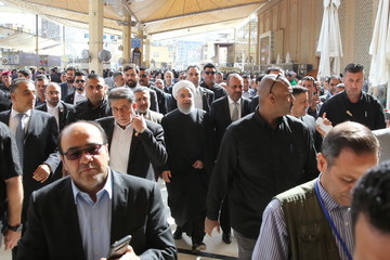 Iran's president visits holy shrines in Iraq's Najaf
