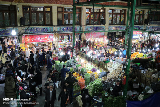 خرید شب عید در بازار تجریش