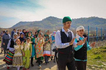 آیین سنتی نوروزخوانی در روستای بالاجاده استان گلستان