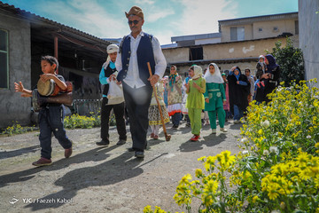 آیین سنتی نوروزخوانی در روستای بالاجاده استان گلستان