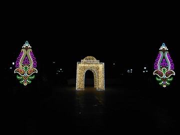 تصاویر | آغاز جشن نور تهران در پارک ملت