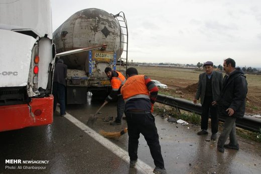 تصادفات جاده ای در اتوبان تهران-قزوین