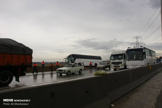 تصادفات جاده ای در اتوبان تهران-قزوین