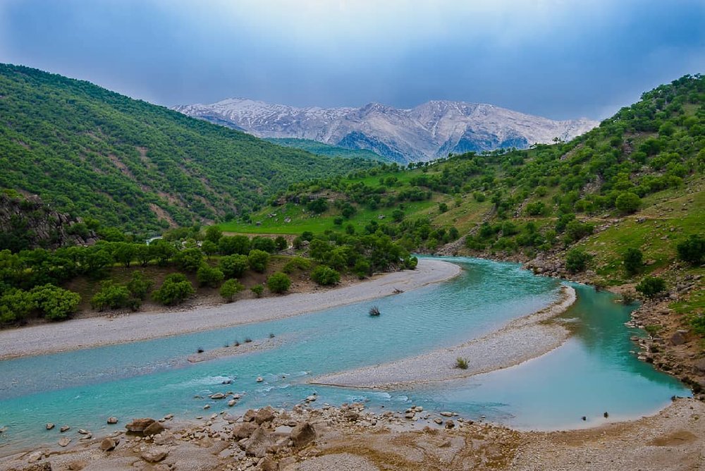 حاشیه رودخانه بازفت 