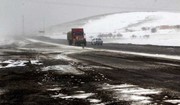 تصاویر | برف و کولاک در جاده‌های استان زنجان