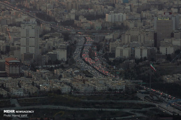 ترافیک تهران در آخرین روزهای سال