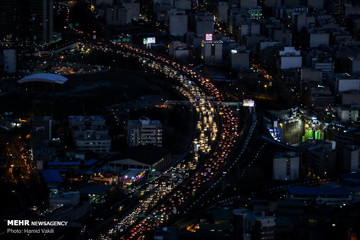 ترافیک تهران در آخرین روزهای سال