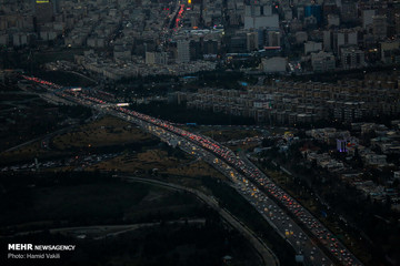 ترافیک تهران در آخرین روزهای سال
