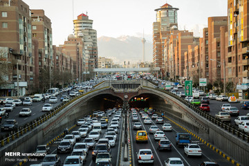 ترافیک تهران در آخرین روزهای سال