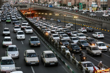ترافیک سنگین در این خیابان‌های تهران