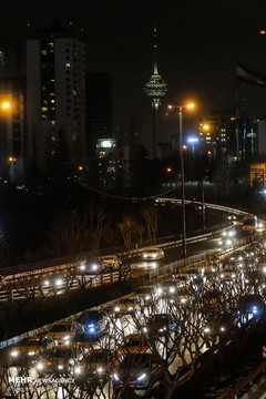 ترافیک تهران در آخرین روزهای سال