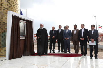 President Rouhani opens 4 new phases of South Pars