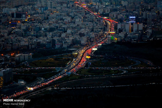 ترافیک تهران در آخرین روزهای سال